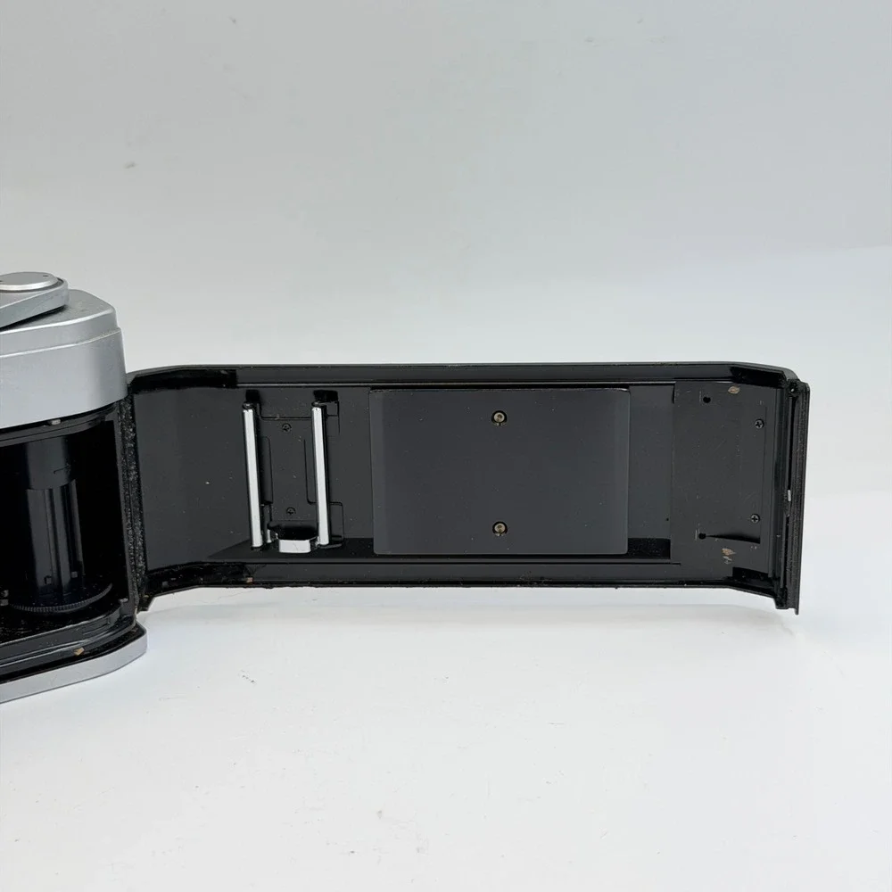 Canon TX 35mm SLR Film Camera Body Silver Black Vintage Manual Focus FD Mount